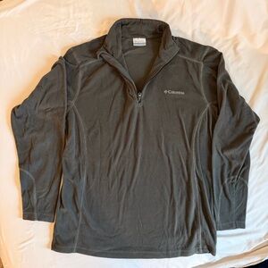 Columbia Olive Green Quarter-Zip Fleece